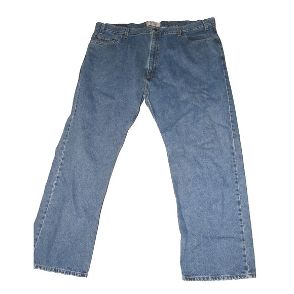 Levi Strauss Regular Fit Blue Jeans Men's Size W 46 x 30 - Picture 1 of 4
